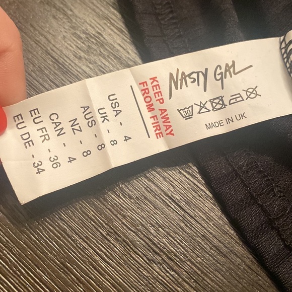 Nasty Gal Women’s Black Turtle Neck Size 4 - Picture 6 of 7